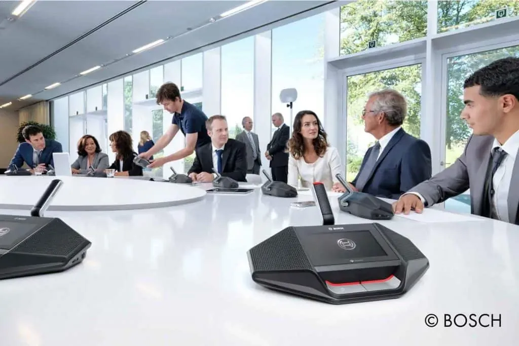 Bosch DICENTIS &ndash; Wireless Diskussions- und Konferenzsystem mieten